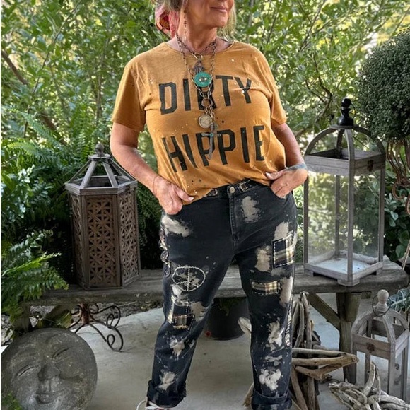 Jaded Gypsy Pants - CLEARANCE Jaded Gypsy Peaceful Walks Jeans NWT
